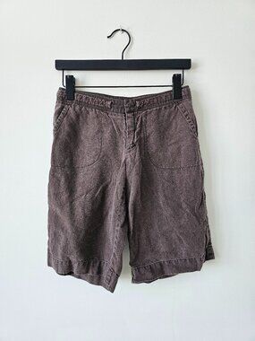 BANANA REPUBLIC Brown Linen Shorts 2